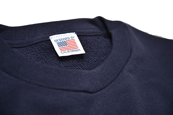 【40％OFF】VOLN / CREW NECK SWEAT / U.S. WAVY / NAVY