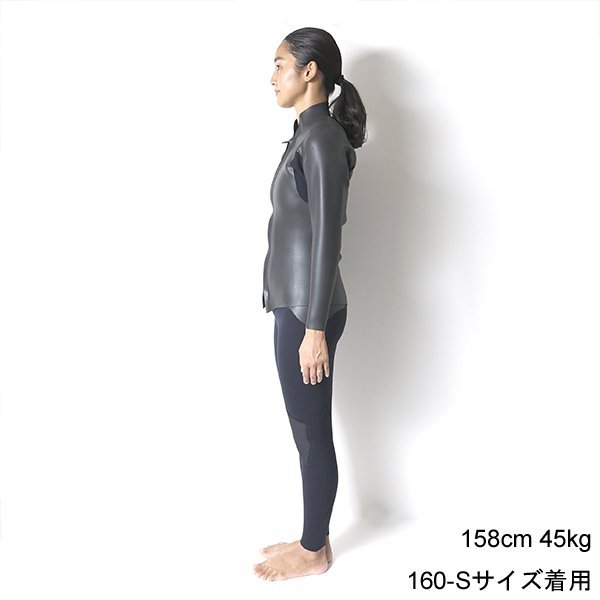 【OUTLET品・現金払いのみ】CRAFTSMAN WETSUITS 2MM 長袖タッパー フロントジップ ロングスリーブジャケット フラットスキン ラバー クラシック 日本製