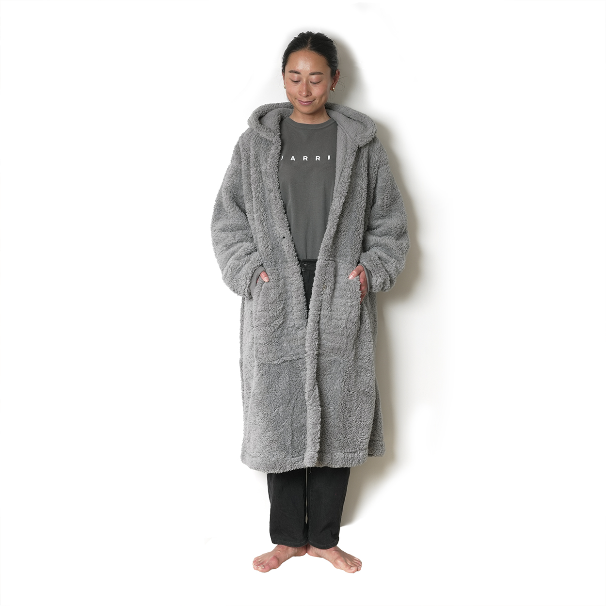 【傷あり・OUTLET品・年始セール】PAPASWEATER/GREY