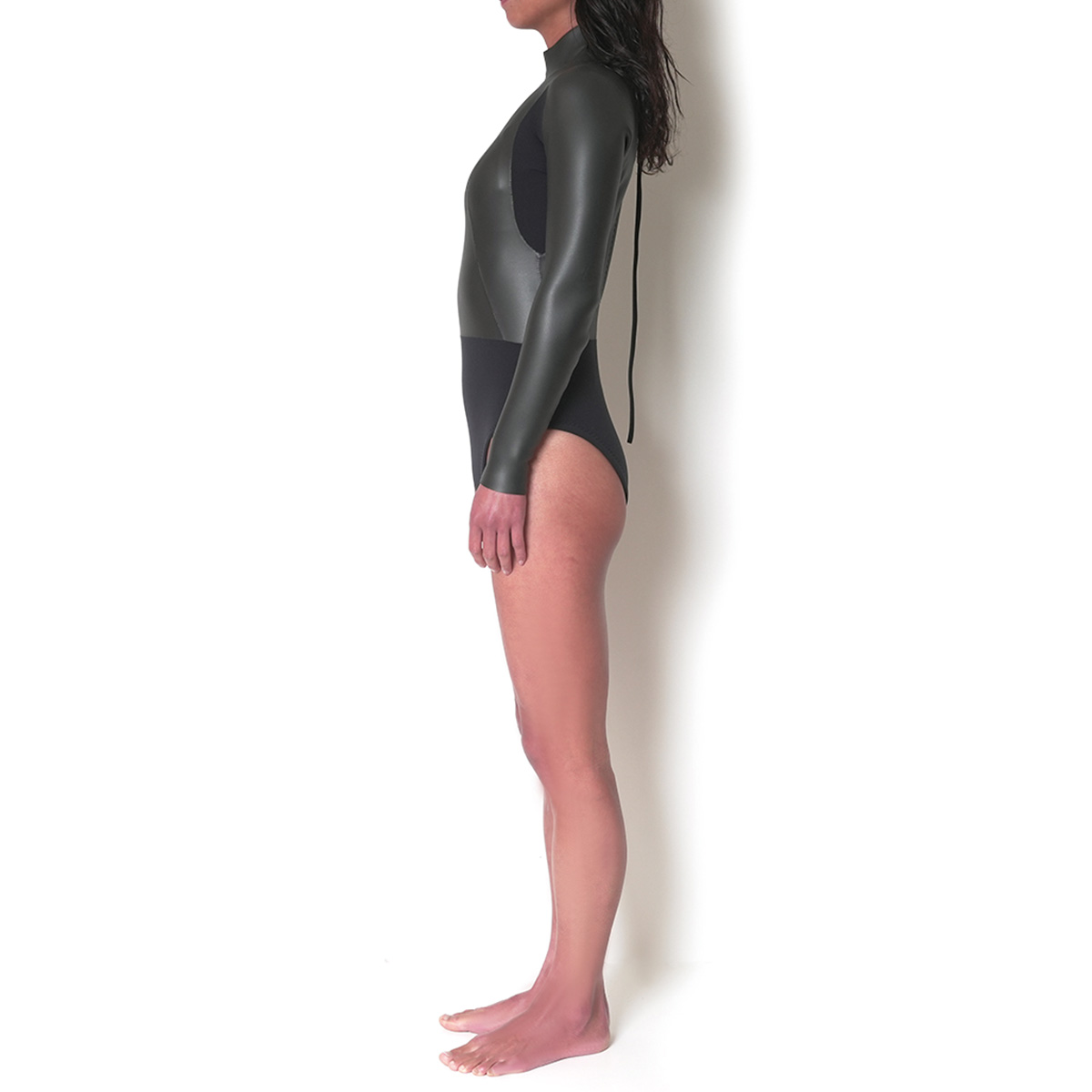 CRAFTSMAN WETSUITS 2mm LADIES` LONG SLEEVE SPRING HIGH-LEG BACK ZIP FLAT SKIN 2ミリ レディースロンスプ ハイレグカット フラットスキン