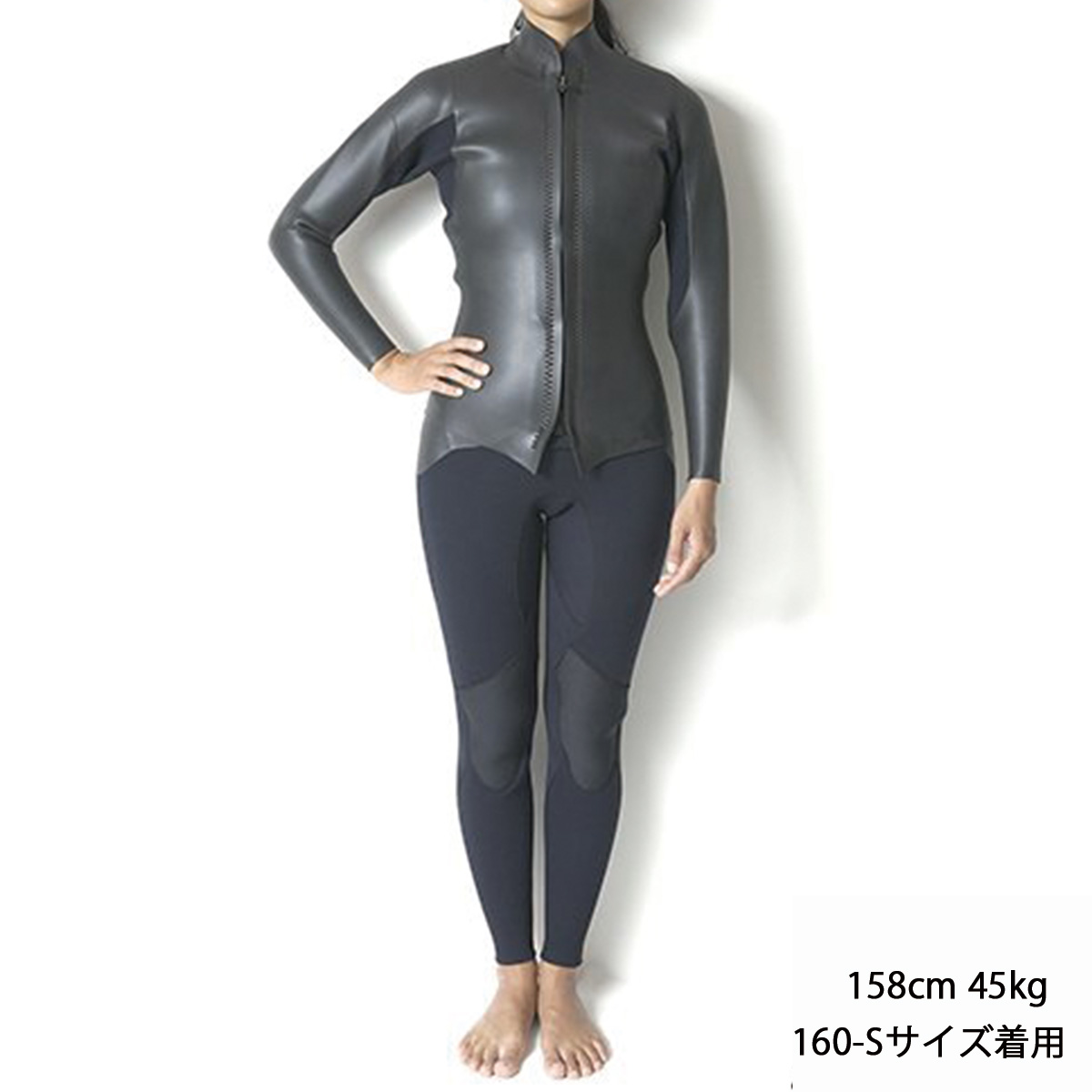 【同時ご購入で10%OFF】ロングジョン NZ + 長袖タッパー FZ set フラットスキン ウエットスーツ CRAFTSMAN WETSUITS ラバー サーフィン 日本製 ダイビング