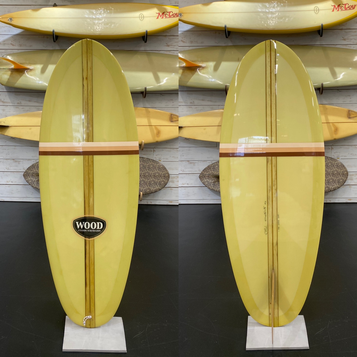 WOOD CUSTOM SURFBOARDS / THE GYPSY 5`7 Agave Stringer