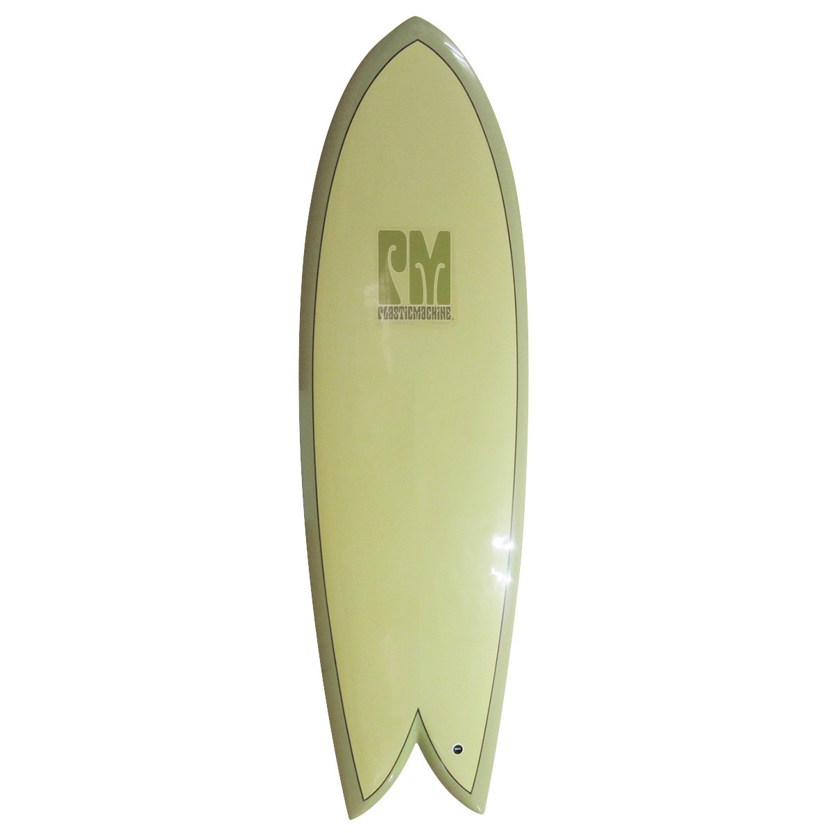  / PLASTIC MACHINE SURFBOARDS / TWIN FISH 5`10